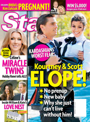 Star Magazine Cover, Kourtney Kardashian, Scott Disick Star Magazine Cover, Kourtney Kardashian, Scott Disick